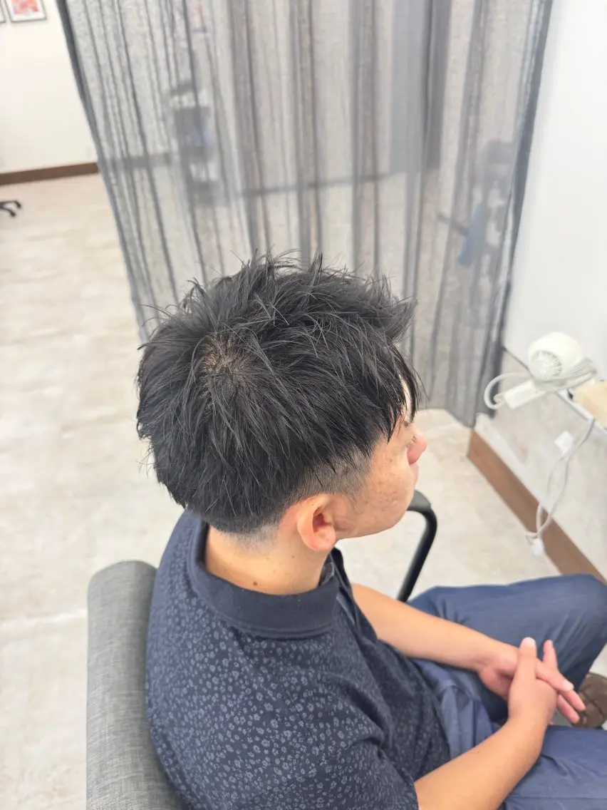 メンズカットの写真