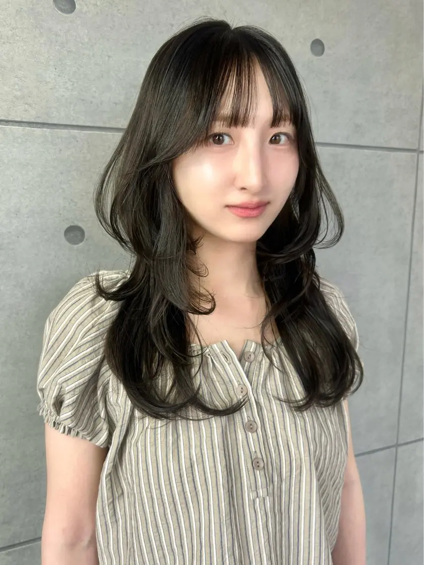 セミロング カラー カット トリートメント misato 🤍のヘアスタイル