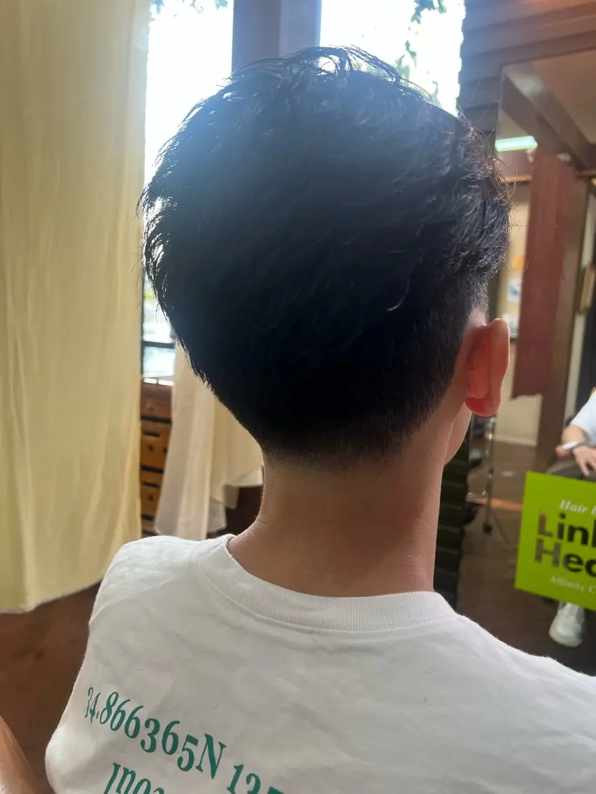 メンズ フェードカット カット 奥田 勝亮のヘアスタイル