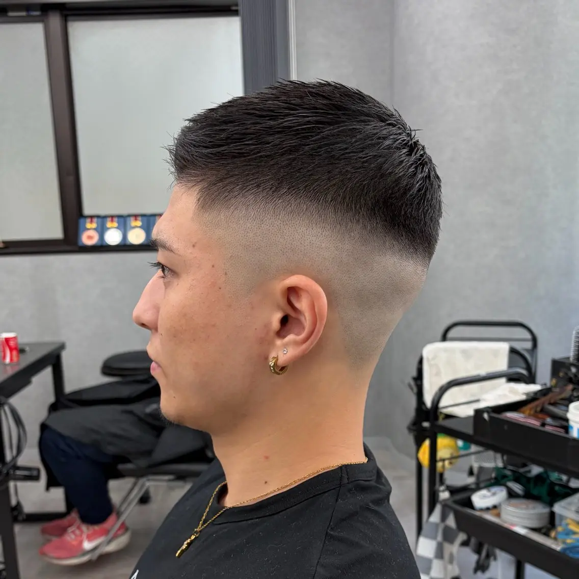 メンズ フェードカット スキンフェード カット 志村 シュンスケのヘアスタイル