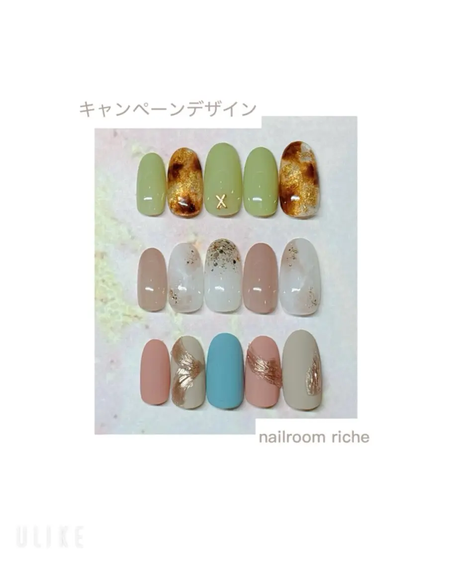 ネイル ハンドネイル nailroom richeのネイルデザイン