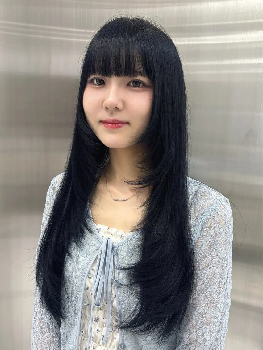 ロング カラー リコ🪐 ショートモデル募集のヘアスタイル