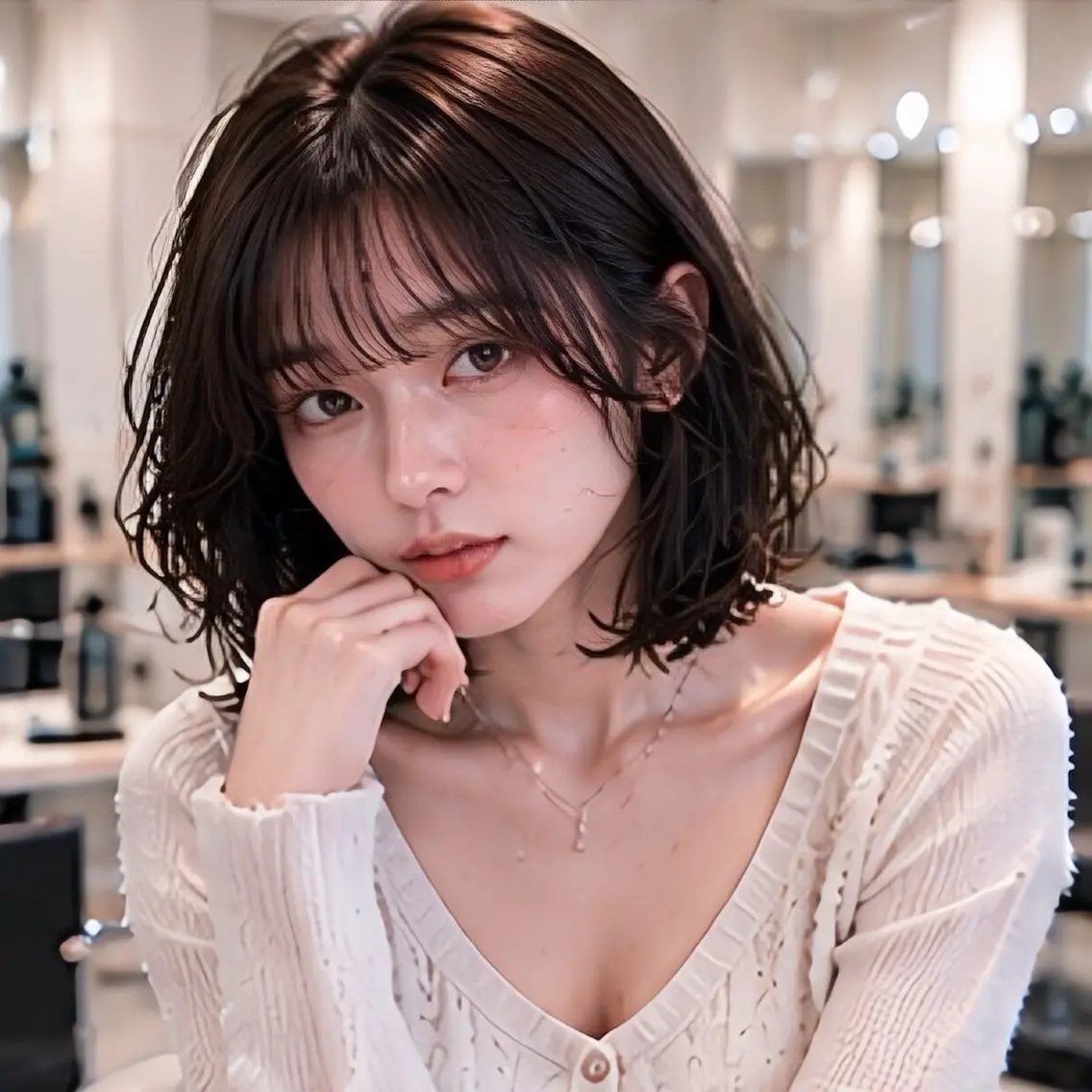 ショート カラー カット ヘアカラー 縮毛矯正/レイヤー/ 前髪カット/おばかんのヘアスタイル