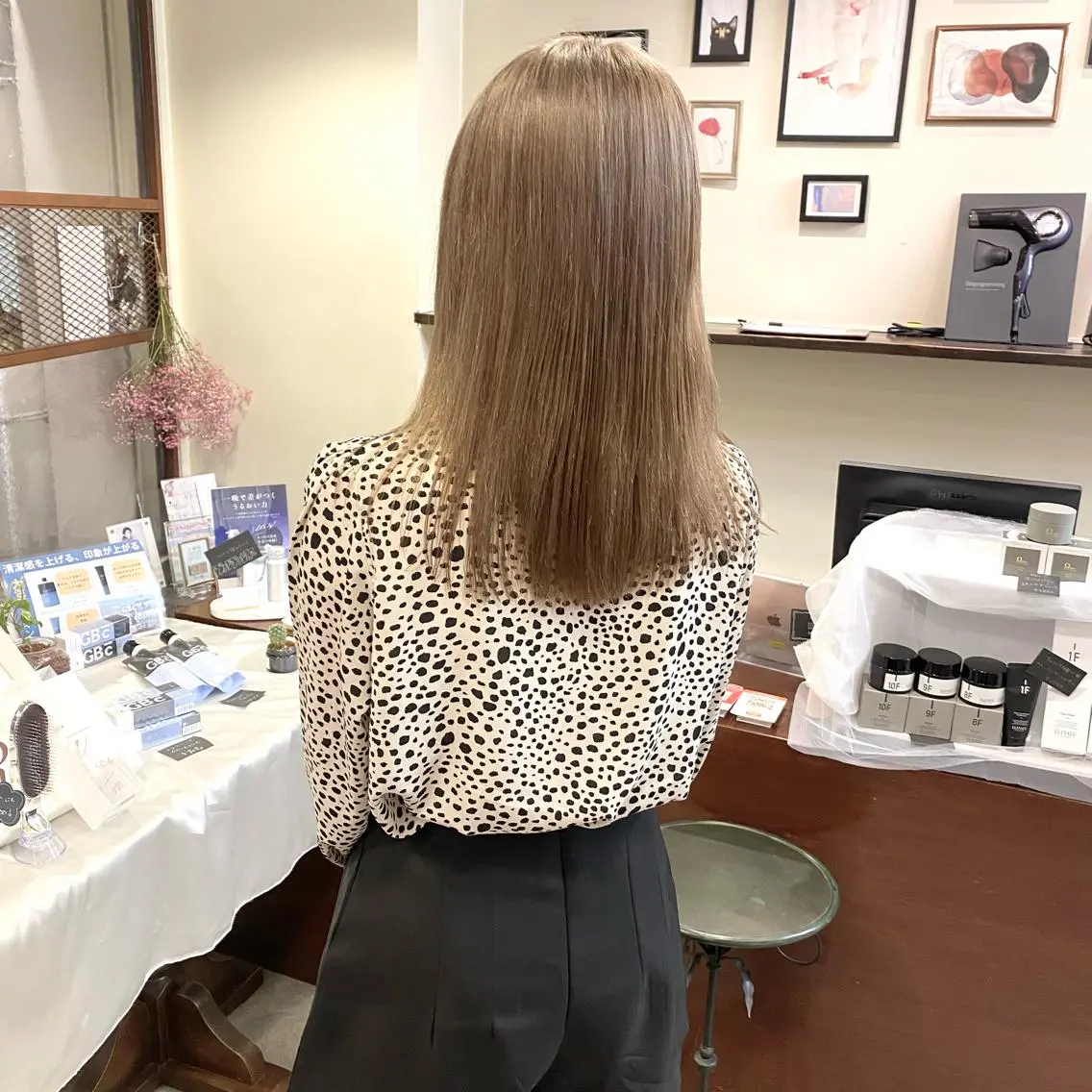 ミディアム カラー ウチダ ユウヤのヘアスタイル