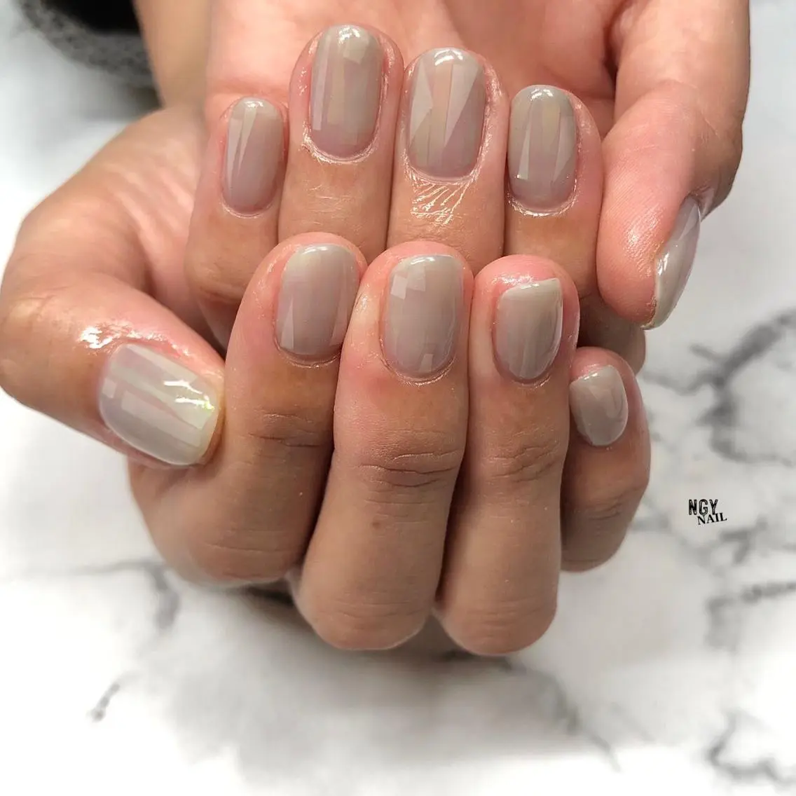 ネイル オーロラネイル ハンドネイル NAIL NOWのネイルデザイン