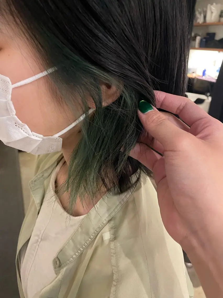 カット+イヤリングカラー+トリートメントの写真