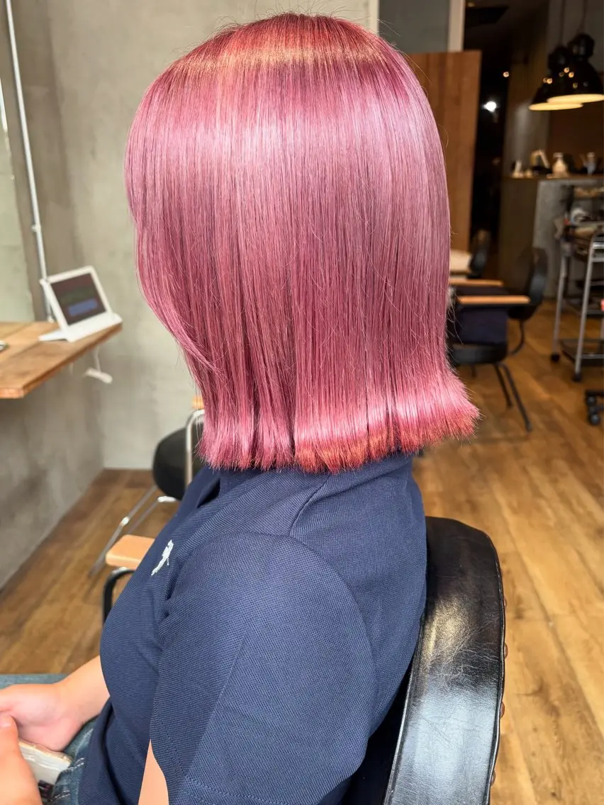ショート ヘアカラー 井上 麻帆のヘアスタイル