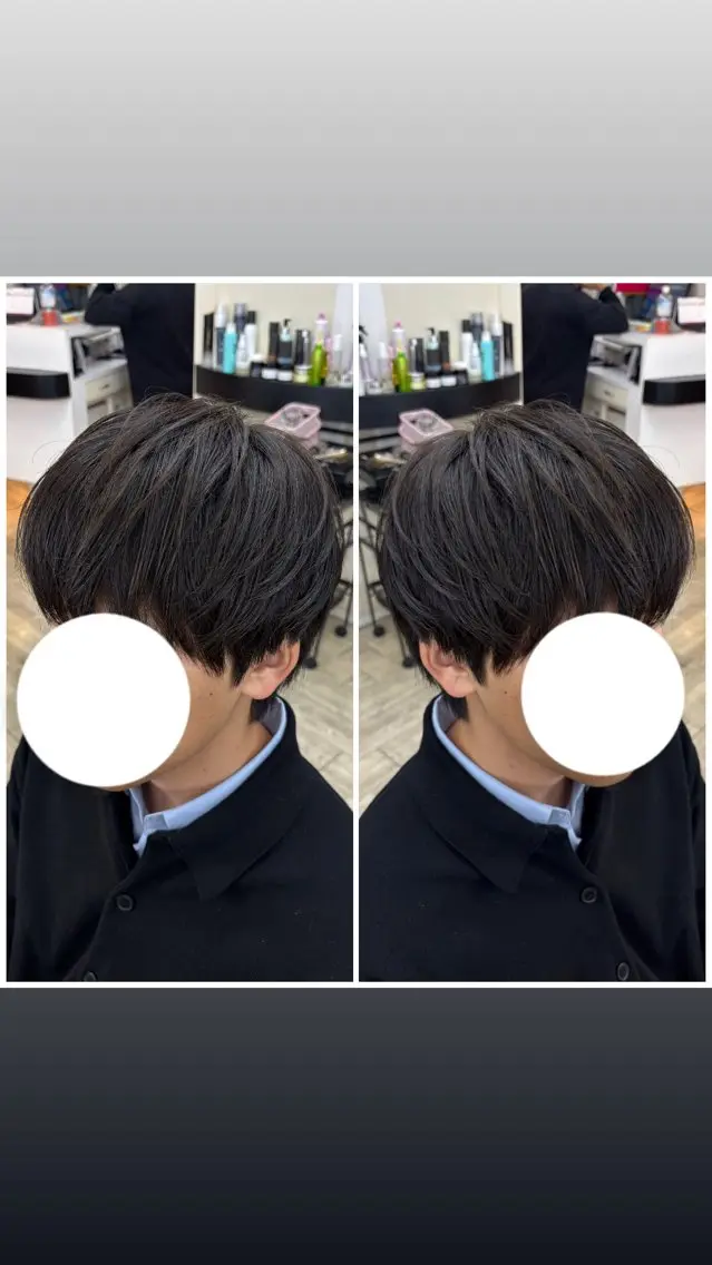 メンズ マッシュ カット 宮島 梨央のヘアスタイル