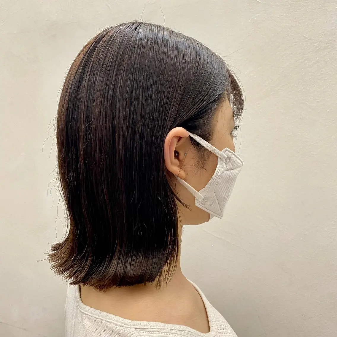 ショート カラー 似合わせレイヤー/ ケアパーマ/高倉のヘアスタイル