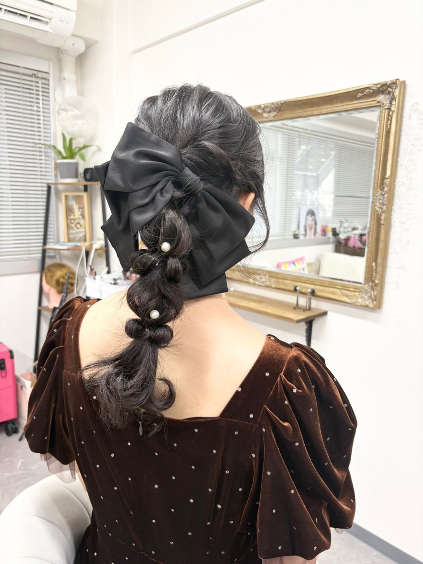 ヘアアレンジ 結婚式・ブライダル ヘアセット ヘアサロン ミカヅキのヘアスタイル