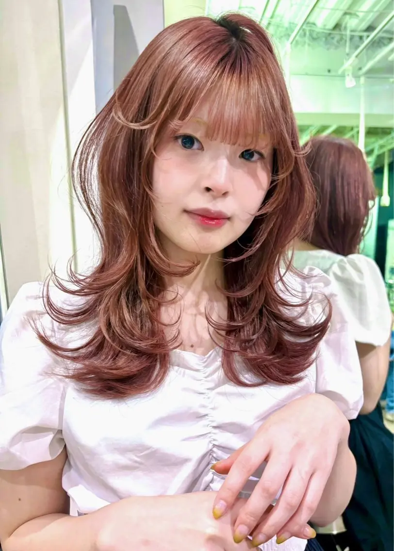 ミディアム そ にのヘアスタイル