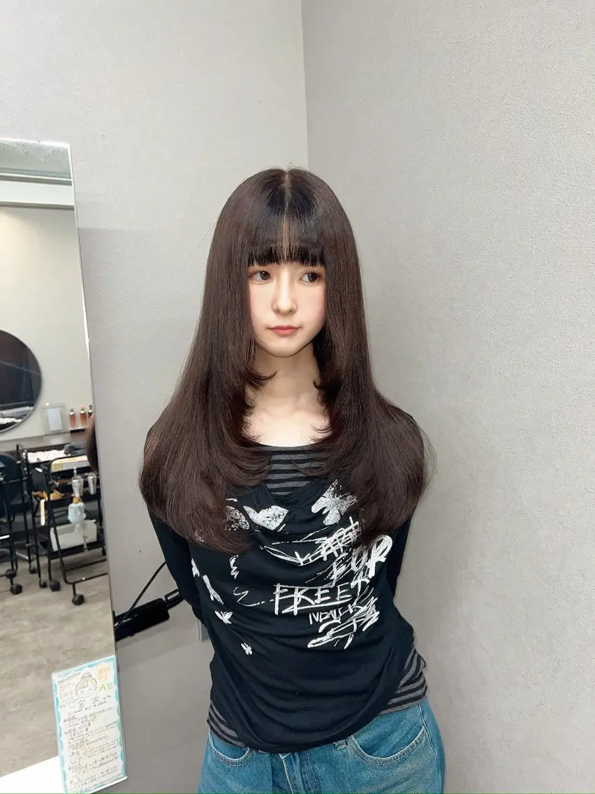ロング レイヤーモデル募集 🎀メイのヘアスタイル