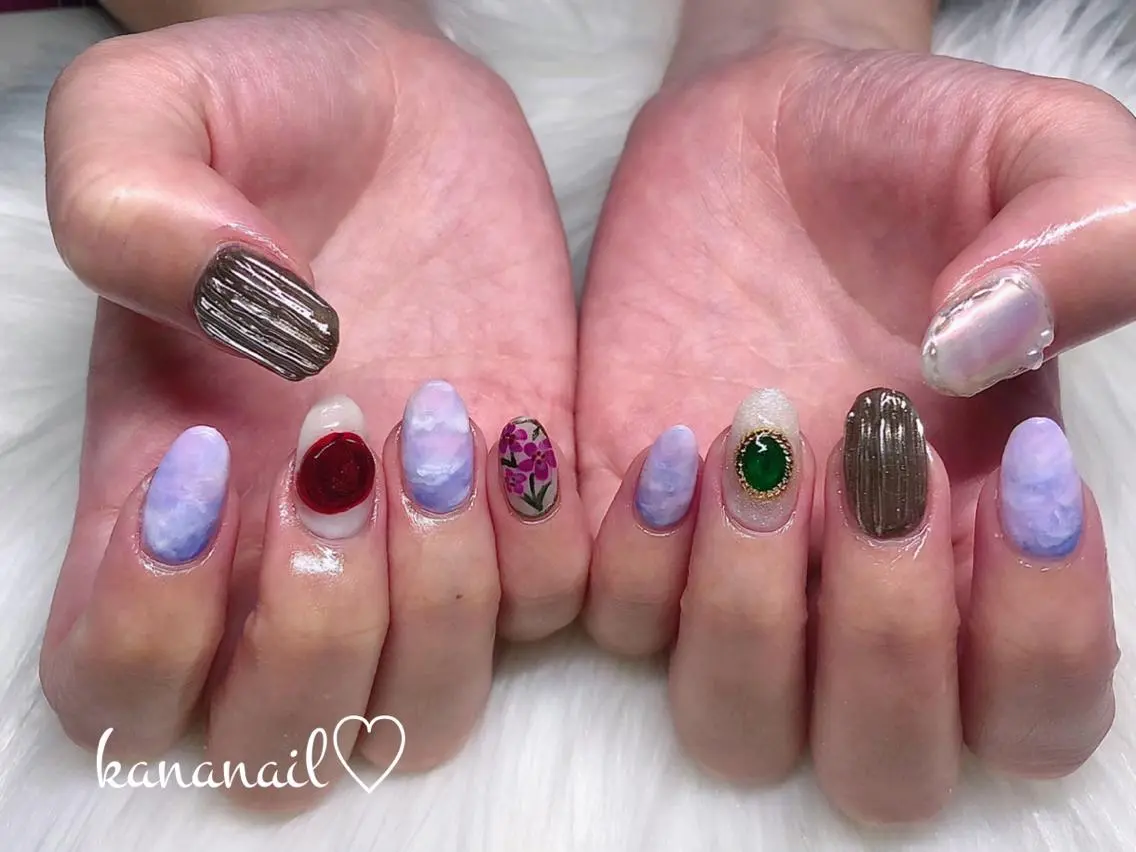 ネイル アートネイル kananail🎀 桜木町ネイルのネイルデザイン