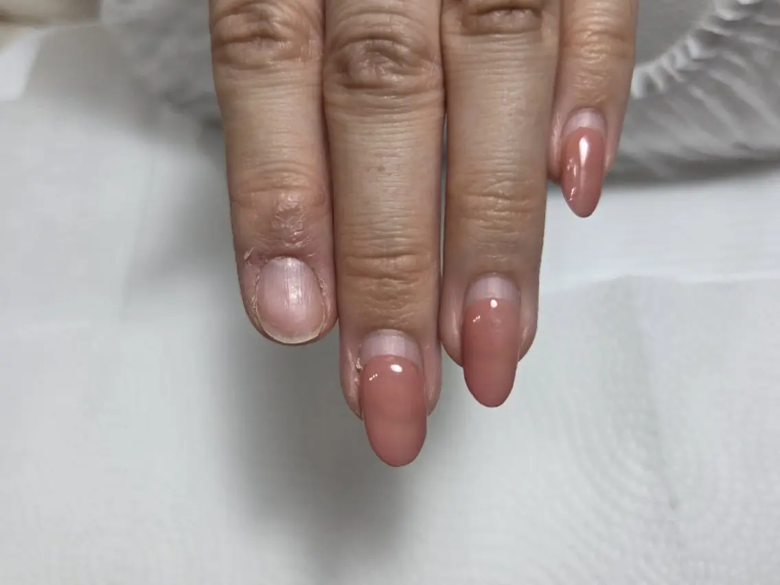 ネイル ジェルネイル ワンカラーネイル ハンドネイル nail 　norafu.のネイルデザイン