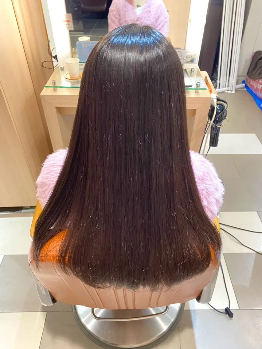 縮毛矯正➕シルクトリートメントの写真