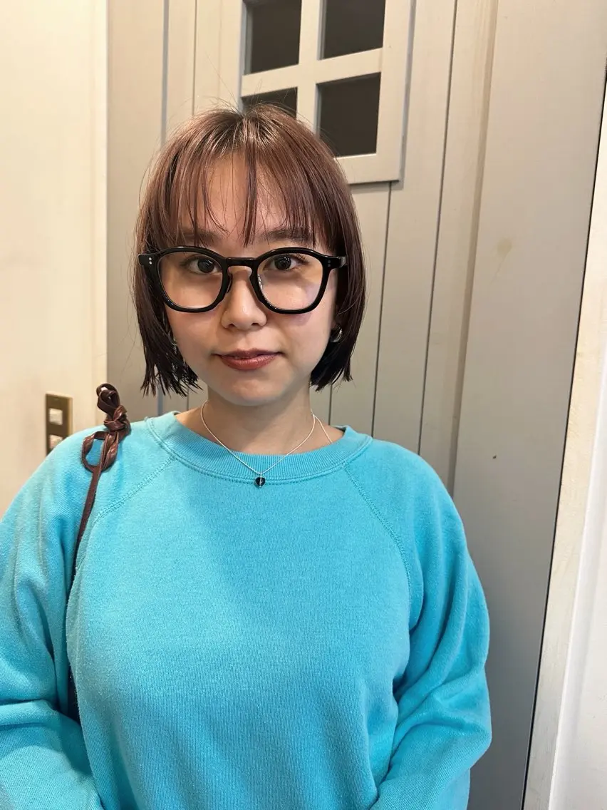 ショート カット ヘアカラー トリートメント 【pejite】 Hinanoのヘアスタイル