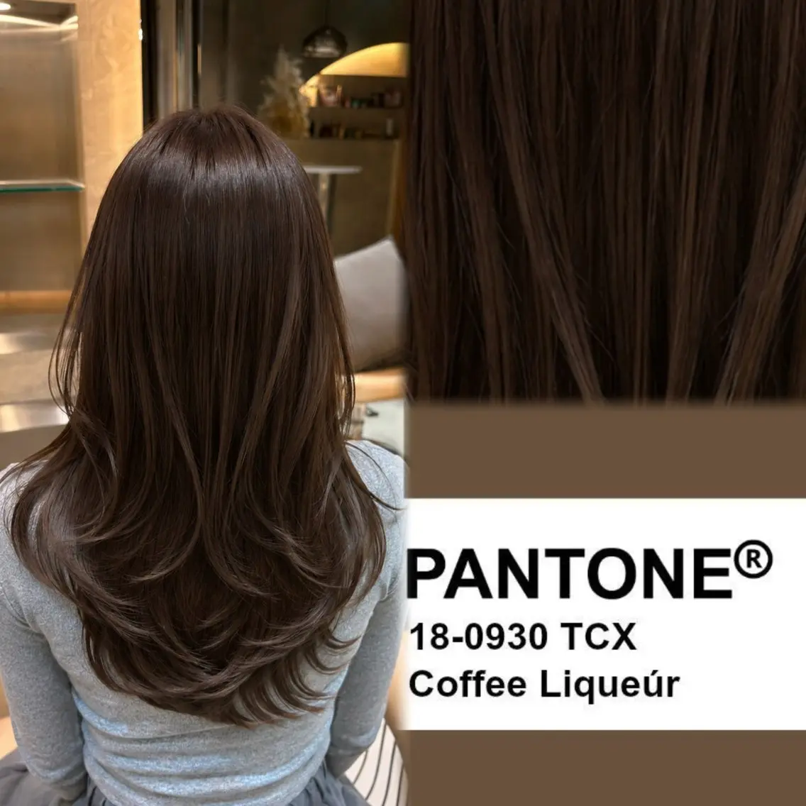 ロング カット ヘアカラー トリートメント 縮毛矯正/仙台カラー 韓国ヘア/reiyaのヘアスタイル