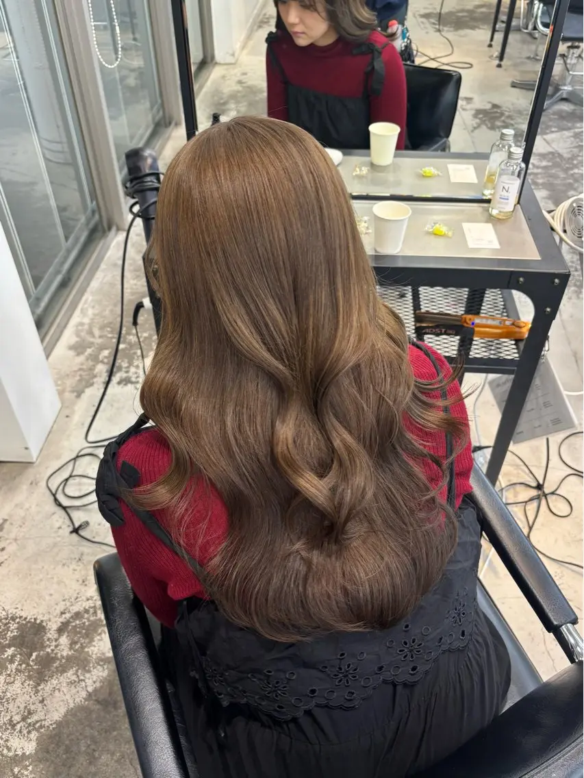 【初ブリーチ限定★垢抜けカラー】ダブルカラー(ブリーチ込)+トリートメント🌸♡̴⟡.˚の写真