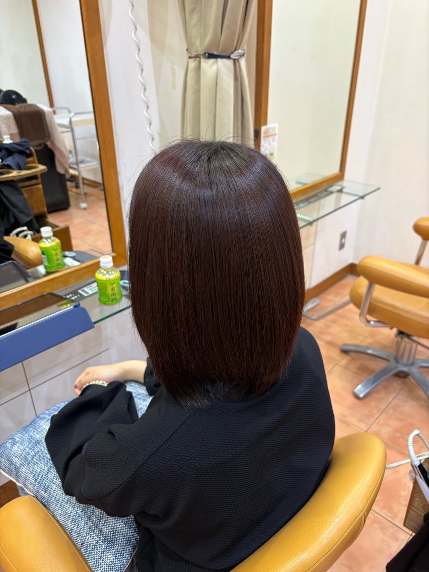 ミディアム カラー ブラウンカラー チョコレートブラウン ピンクカラー 🌼藤川 波澄🌼のヘアスタイル
