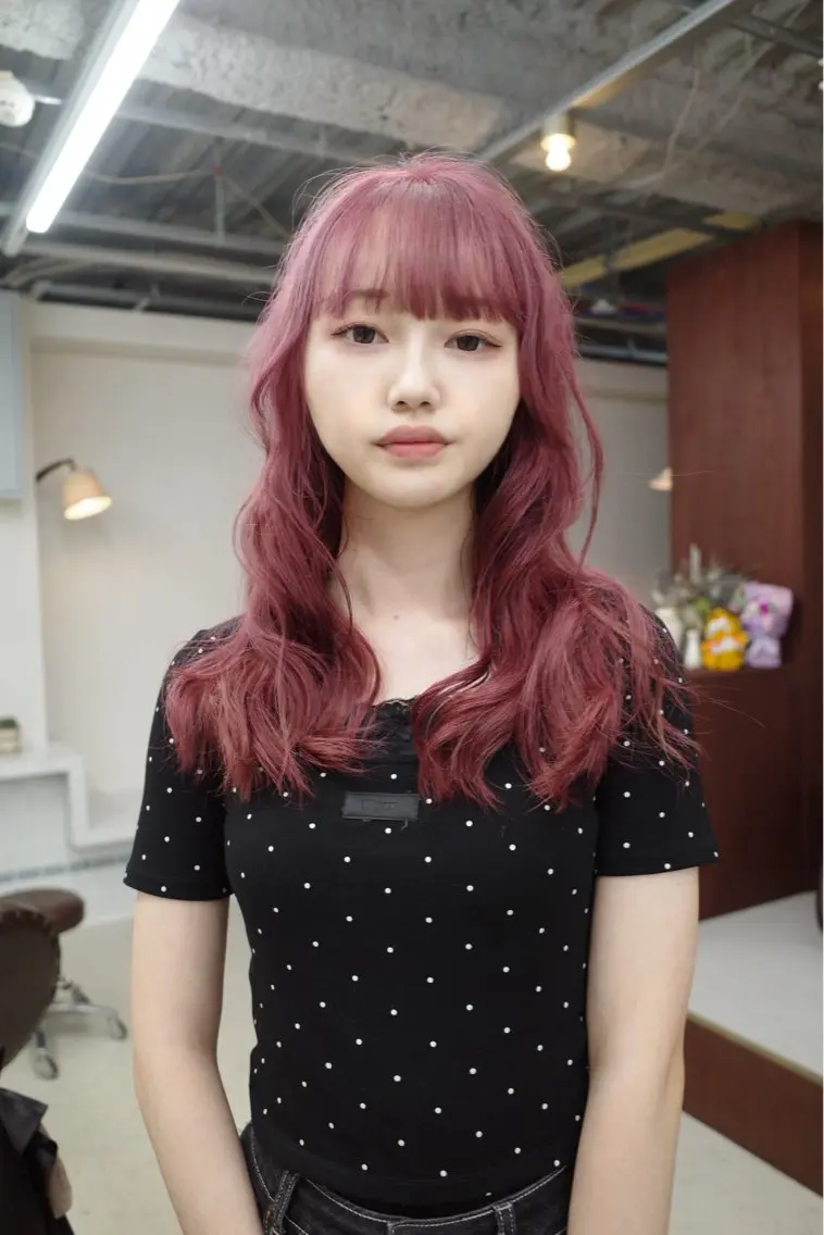 ロング ヘアカラー 豊田 隆人のヘアスタイル
