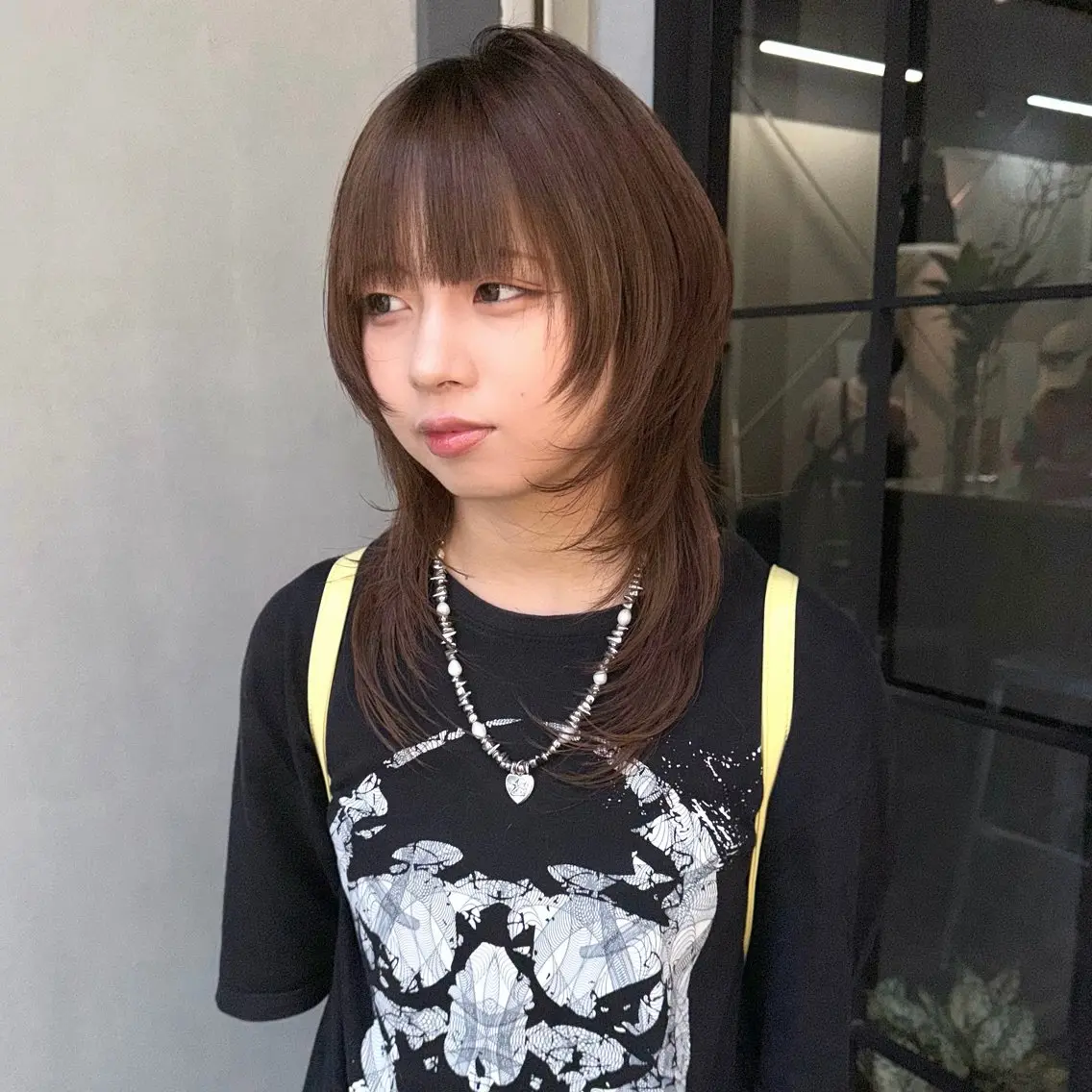 セミロング カット ひな🐥ハイトーン/ レイヤーカット✨のヘアスタイル