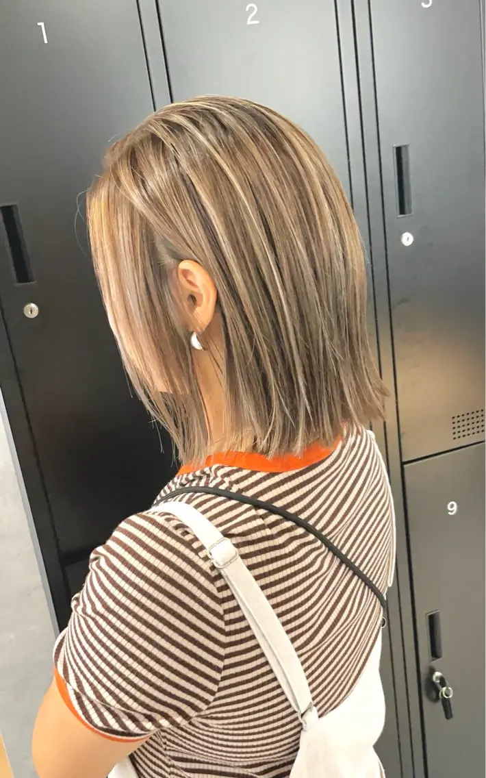 パッツンbobカット+Color【3センチ以上カットさせて頂ける方のみになります。】の写真