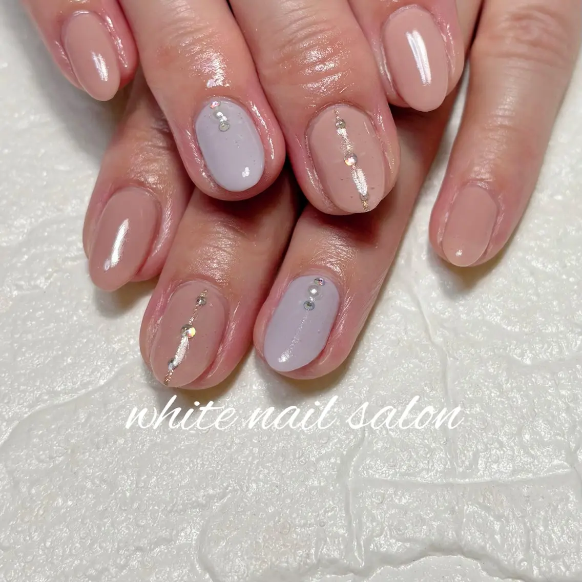 ネイル フットネイル ハンドネイル white nail salonのネイルデザイン