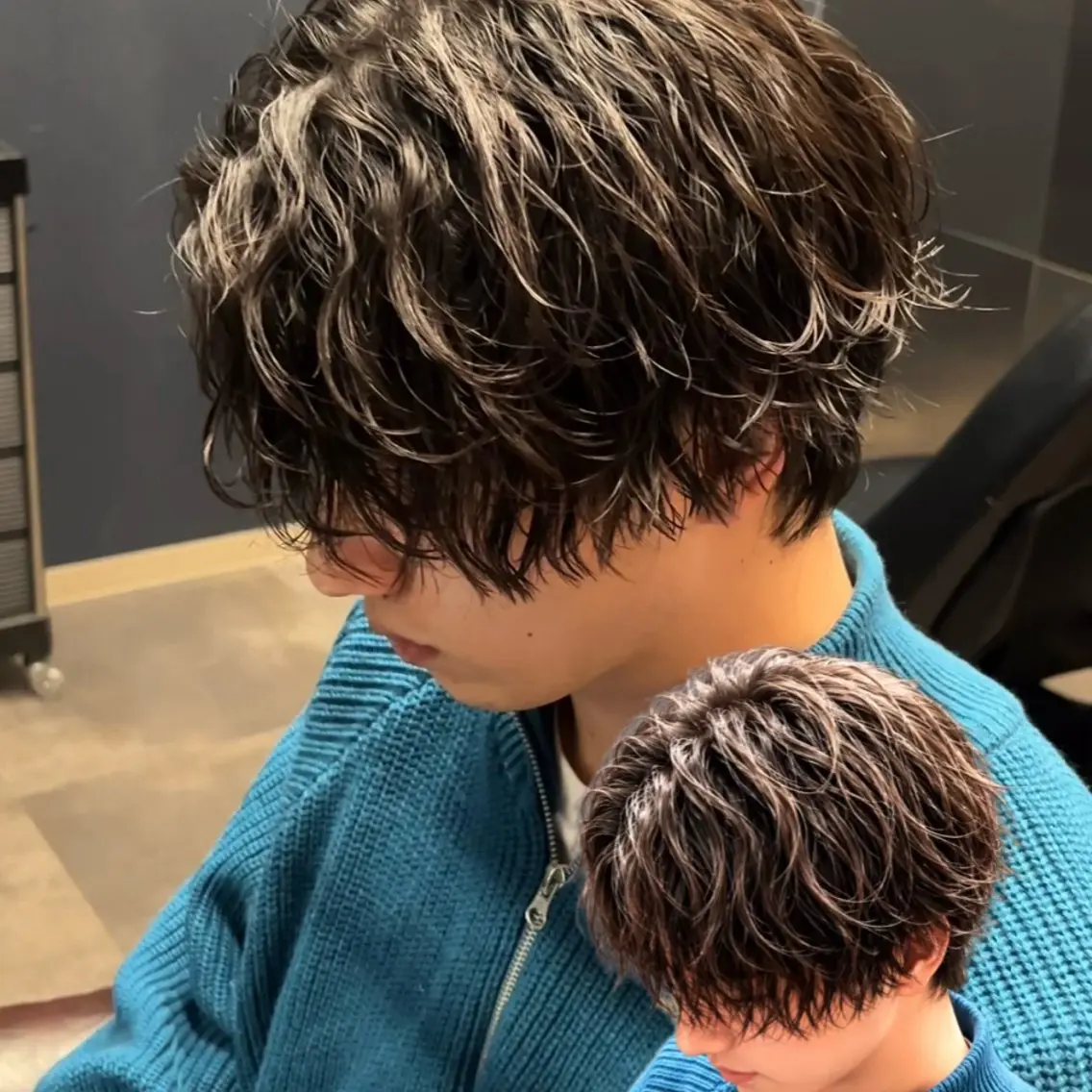 パーマ メンズ カット パーマ 【札幌メンズ特化】 つばさ🔥のヘアスタイル