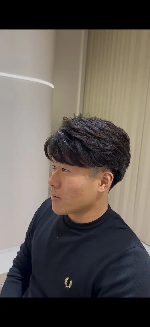メンズ 撮影モデル Earth伊勢崎 萩原　快斗のヘアスタイル