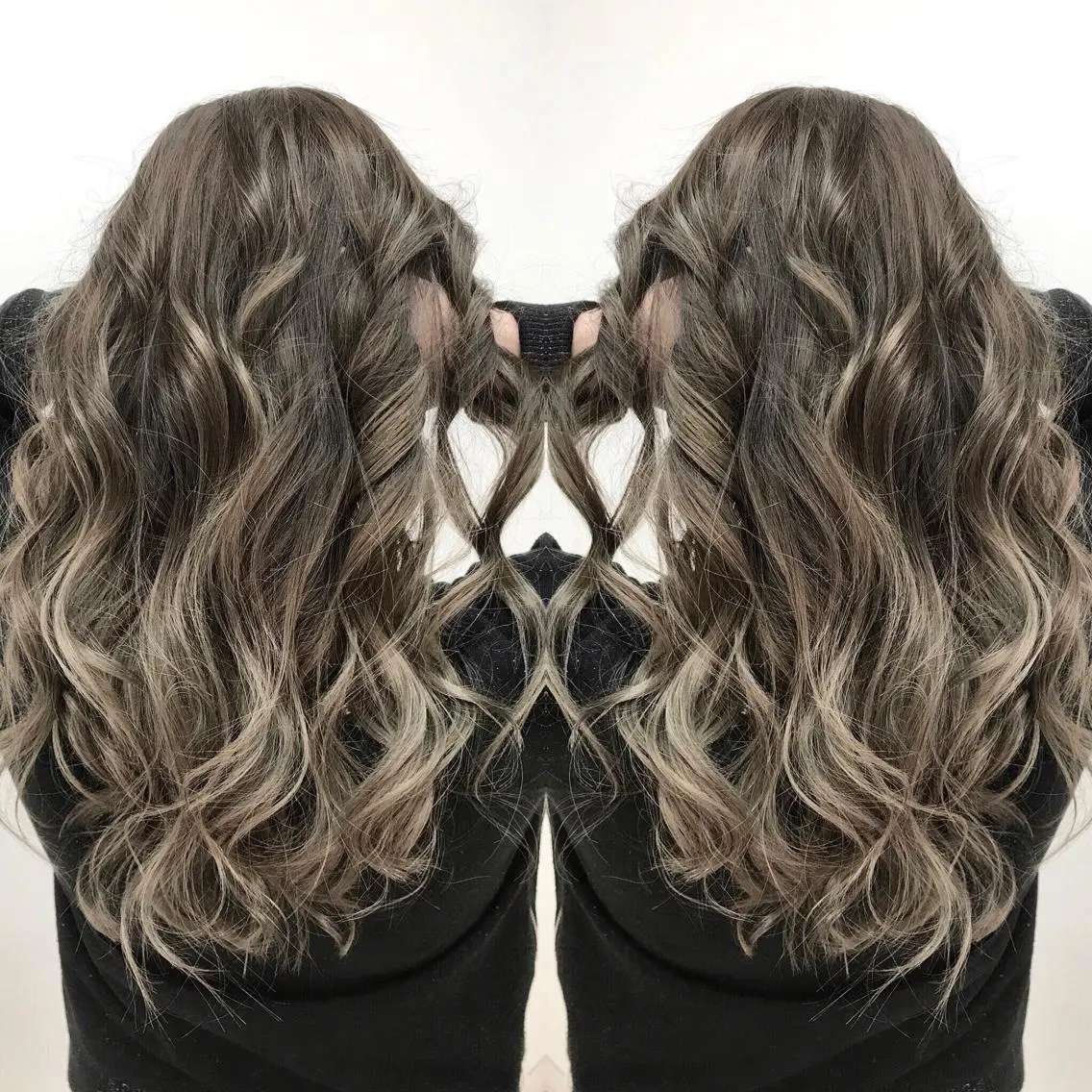 ロング カラー グラデーションカラー イルミナカラー 外国人風カラー カット ヘアカラー VERDA KENのヘアスタイル