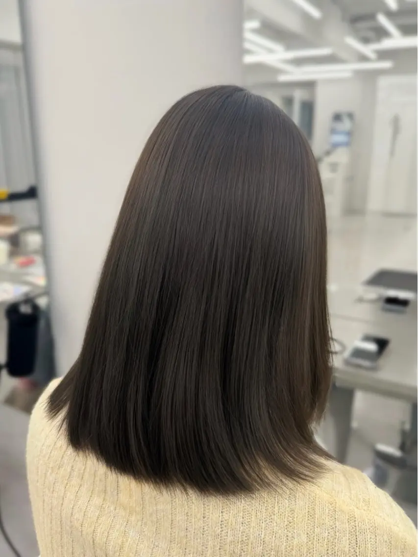 ミディアム なつき🎀韓国 styleのヘアスタイル