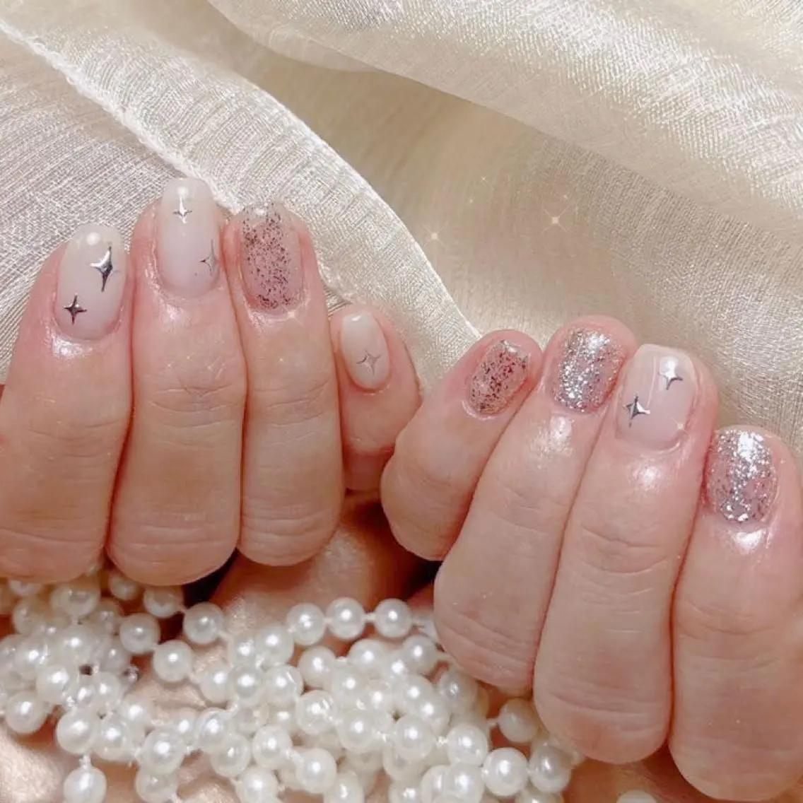 ネイル ハンドネイル 🎀七海 🎀のネイルデザイン