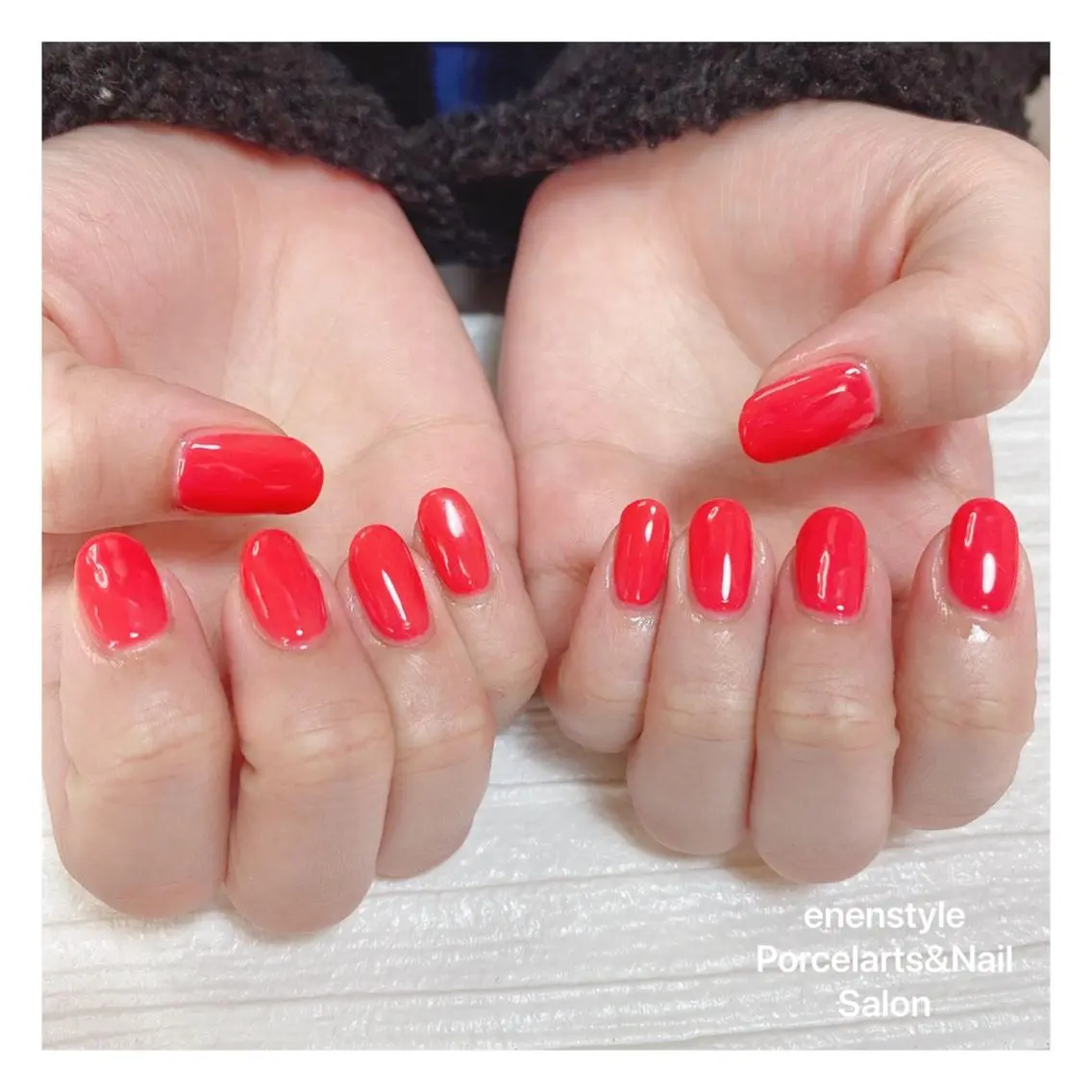 ミディアム ネイル 🐾enen style 🐾のネイルデザイン
