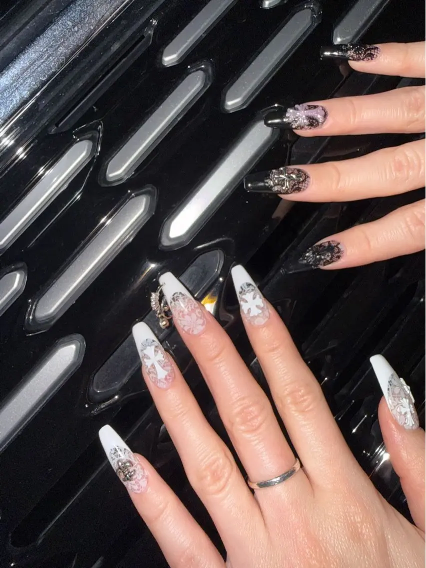 ネイル レース ハンドネイル nailsalon Sのネイルデザイン