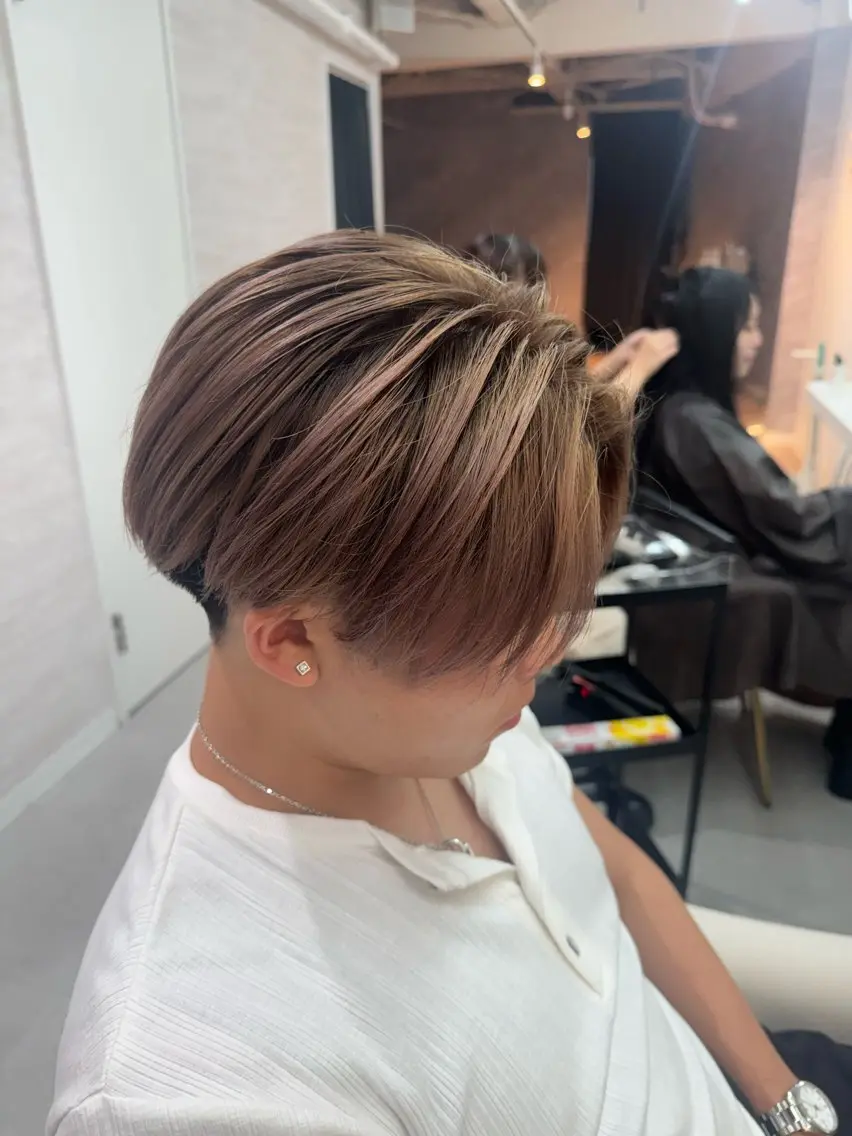カラー メンズ カット ヘアカラー 【メンズ特化】池袋 韓国スタイル飯塚のヘアスタイル