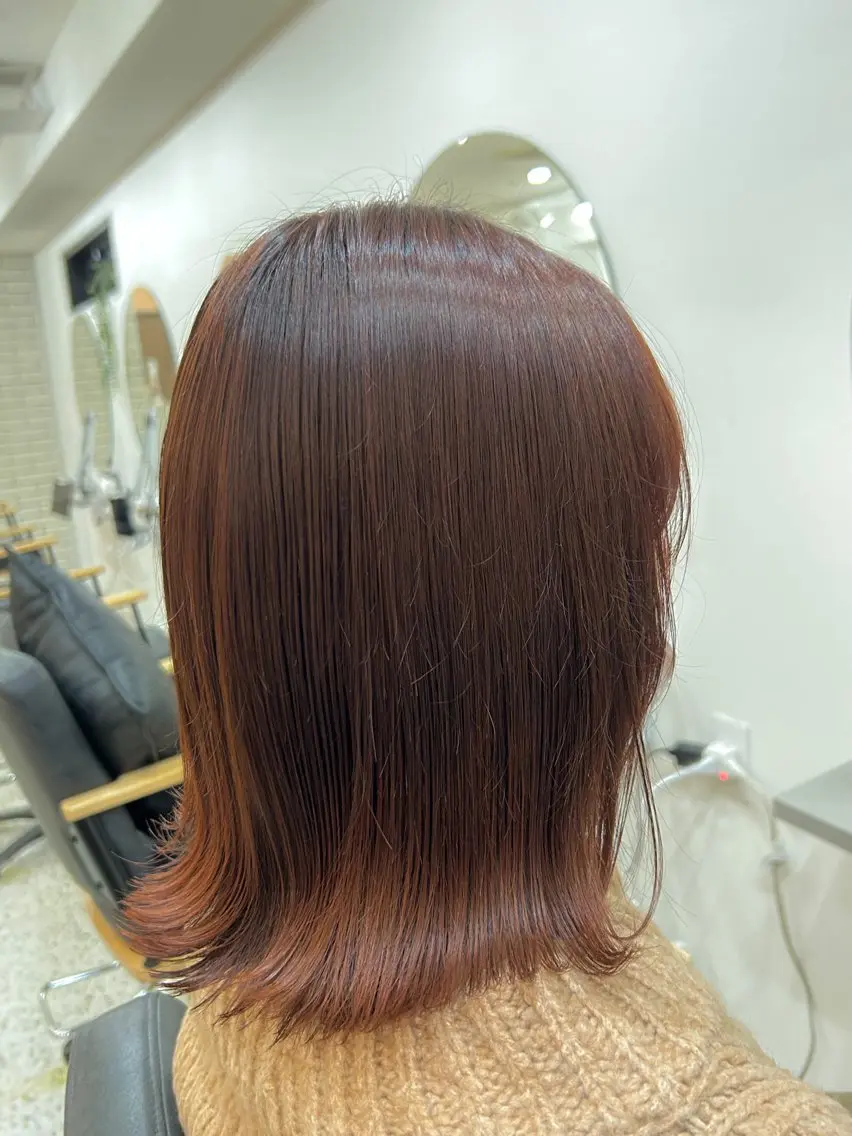 ミディアム 透明感カラー 莉々子のヘアスタイル