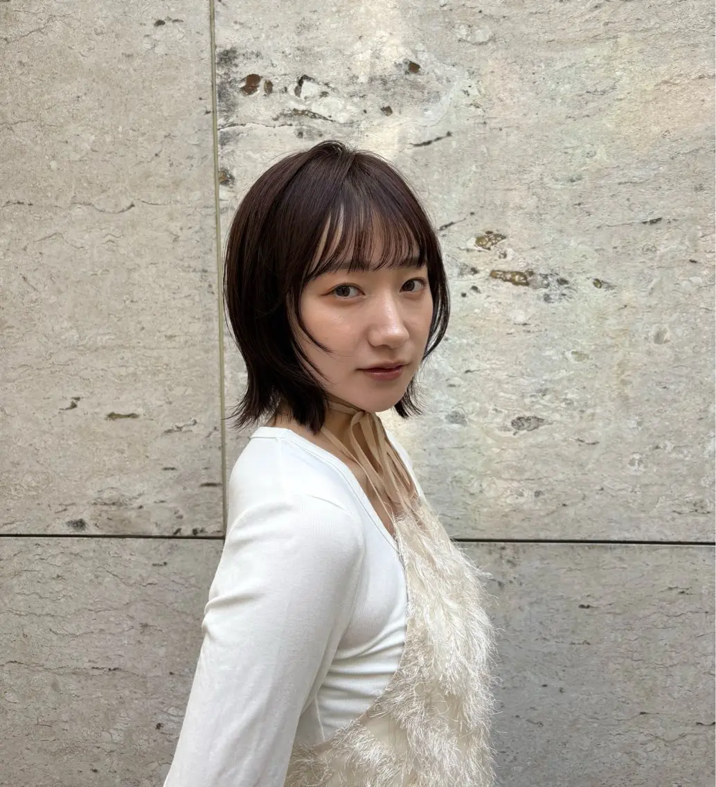 ショート カラー ヘアアレンジ kaho🐏🦩 テストモデル募集中のヘアスタイル