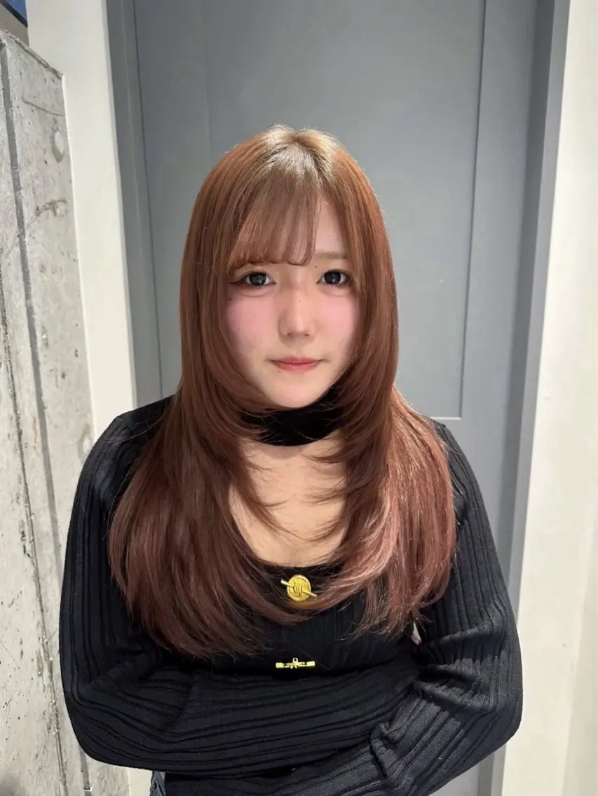 ロング カット 🎀LUNA🎀 レイヤーカット/艶髪のヘアスタイル