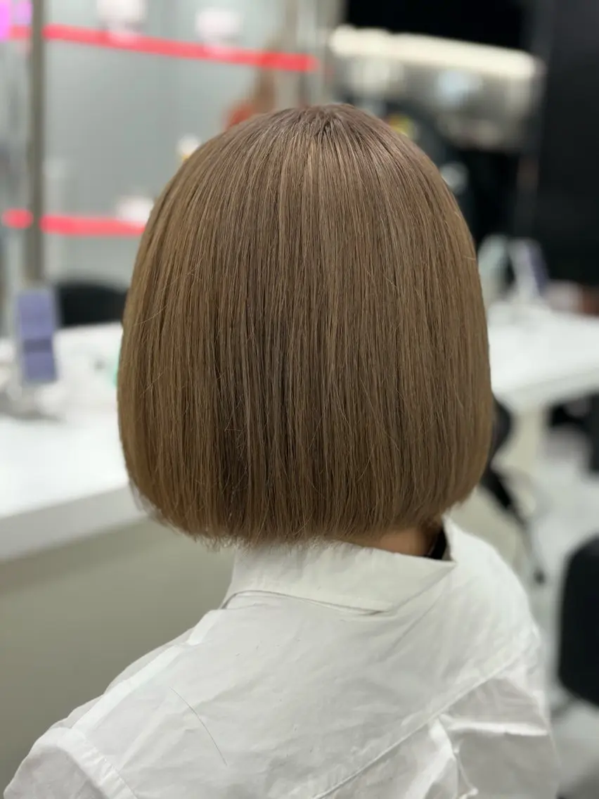 ミディアム カラー ヘアカラー トリートメント 透明感💕今っぽ似合 わせ𝐍𝐨. 𝟏のヘアスタイル
