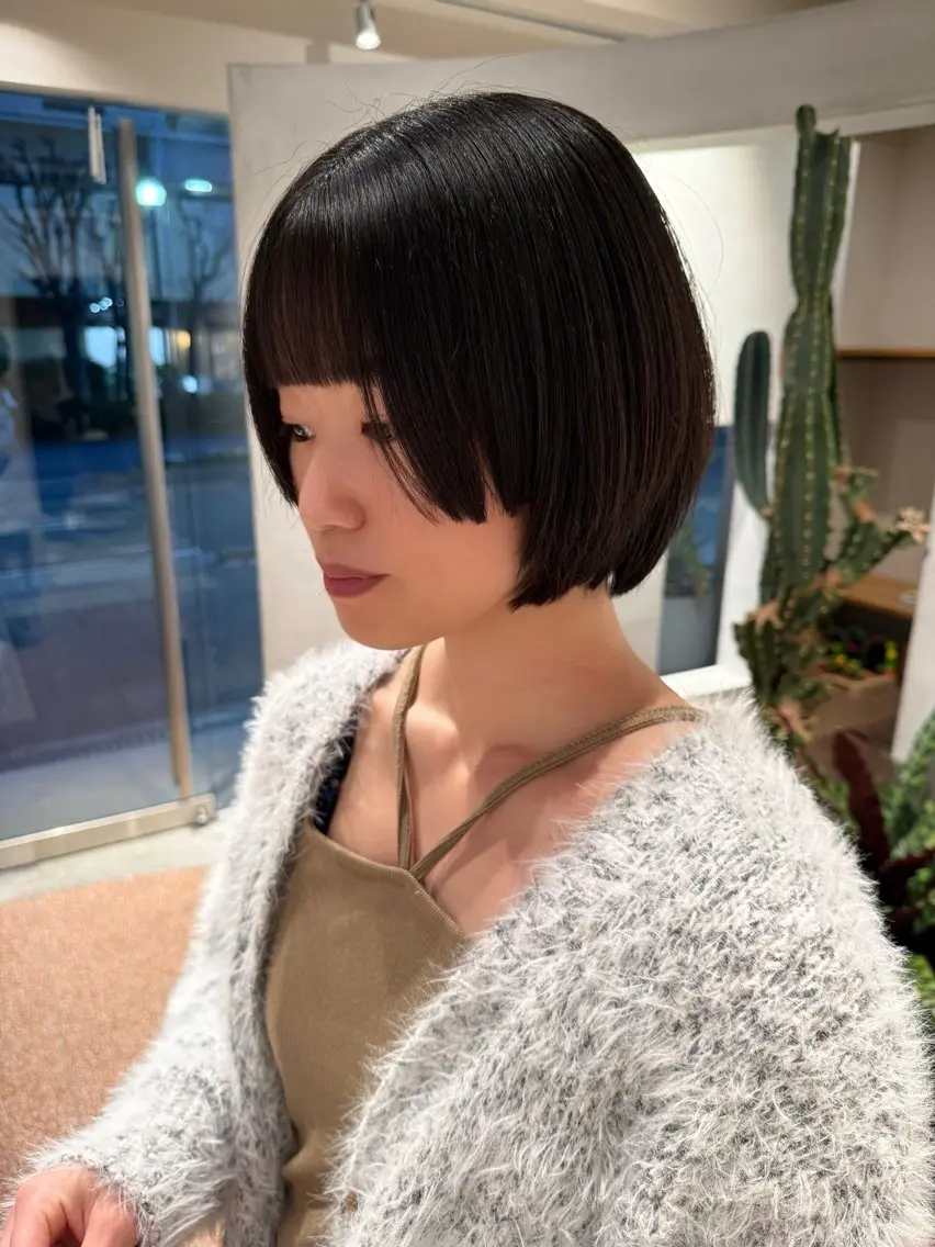 ショート ボブ ショートヘア カット SOLAS 緑地公園店のヘアスタイル