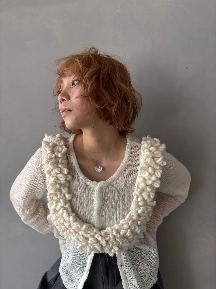 ショート ボブ カット パーマ 山本 千尋のヘアスタイル