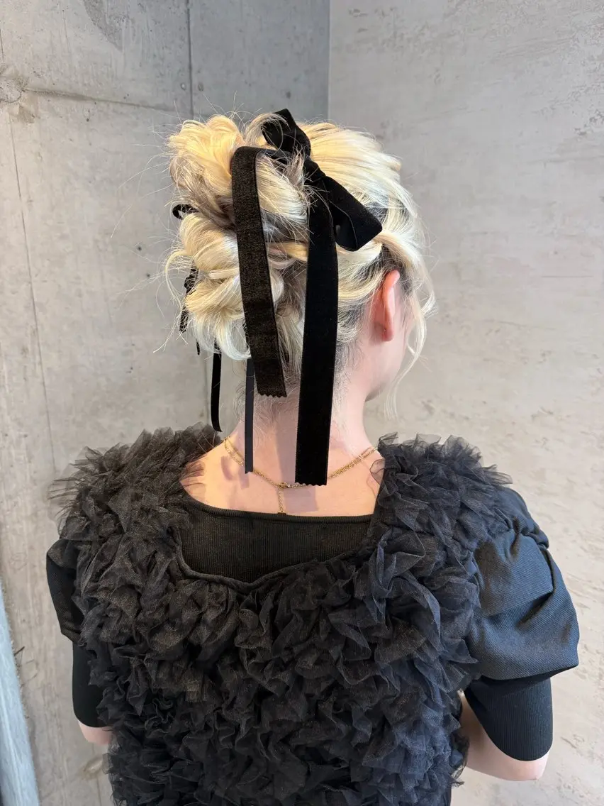 ヘアアレンジ はやしほのか| ヘアセット×カラーのヘアスタイル