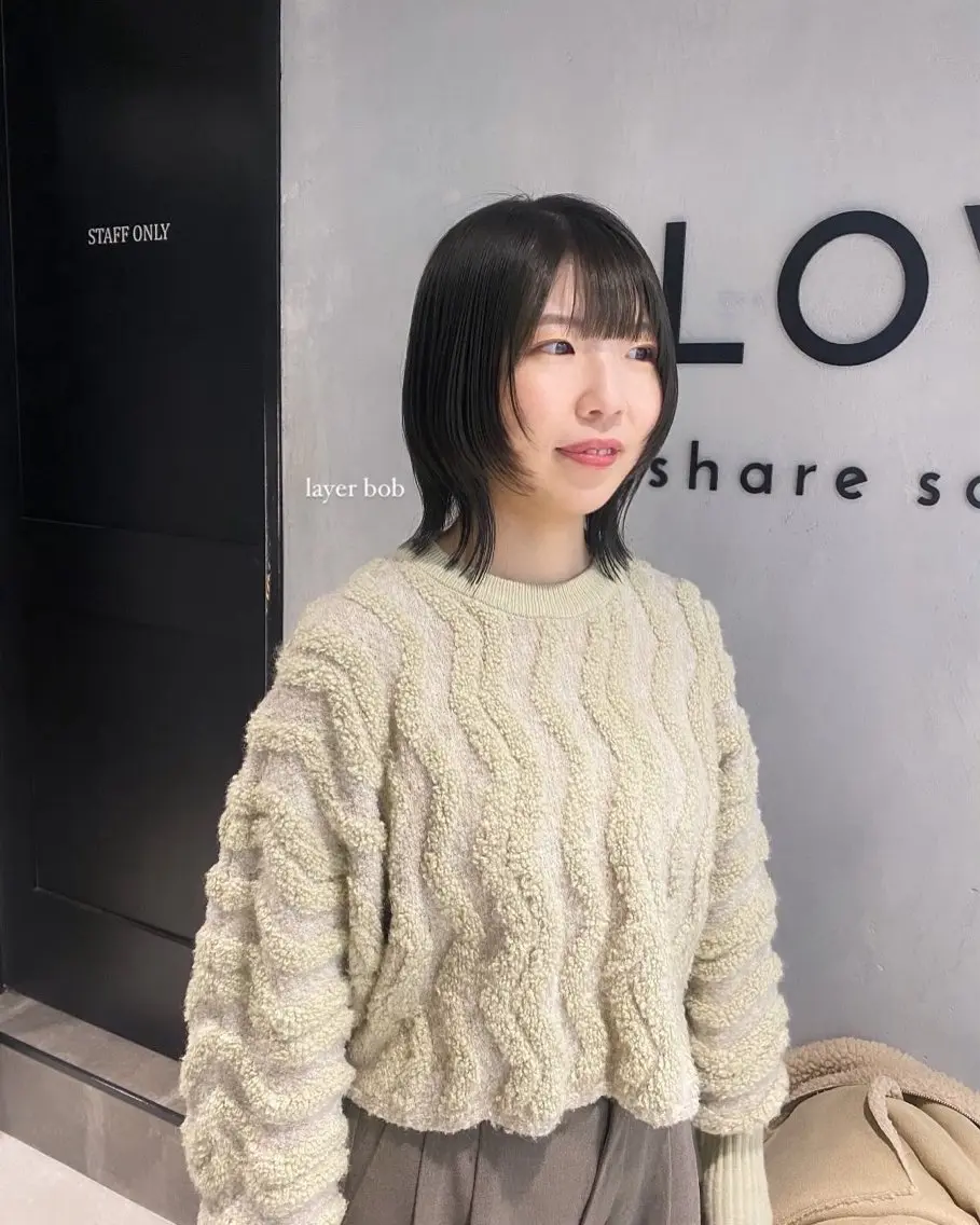 ミディアム カラー カット ヘアカラー マンツーマン半個室 tamuraのヘアスタイル