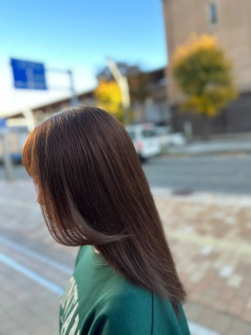 セミロング ヘアアレンジ 顔周りカット レイヤーカット 🐥🐥荒井 大寿🐥🐥のヘアスタイル