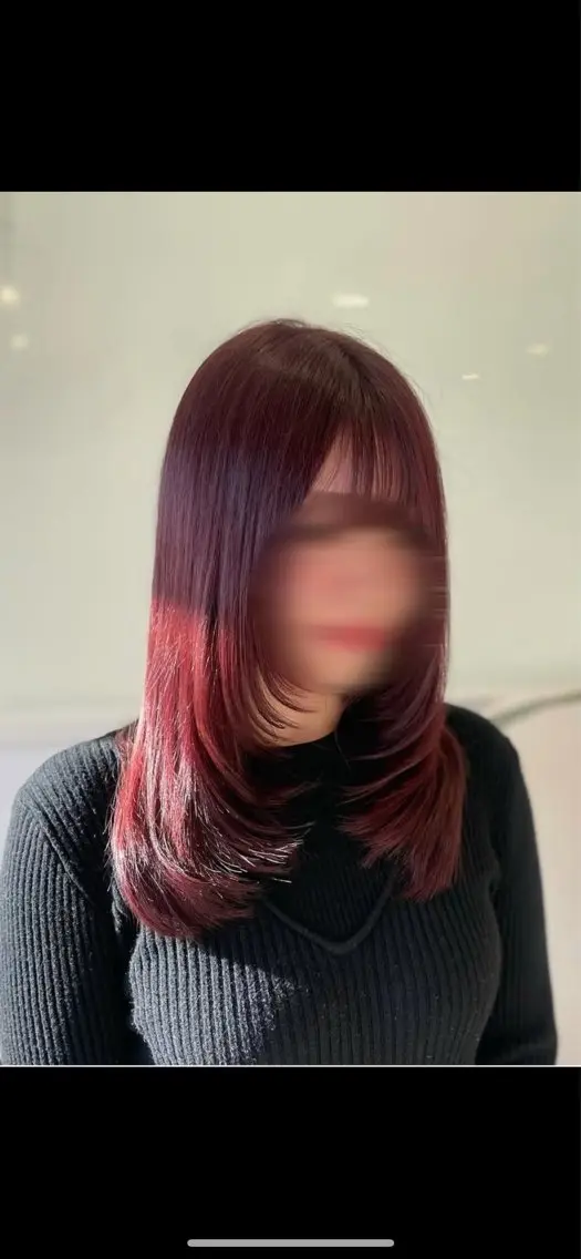 セミロング ボブ/艶髪 soleilrukaのヘアスタイル