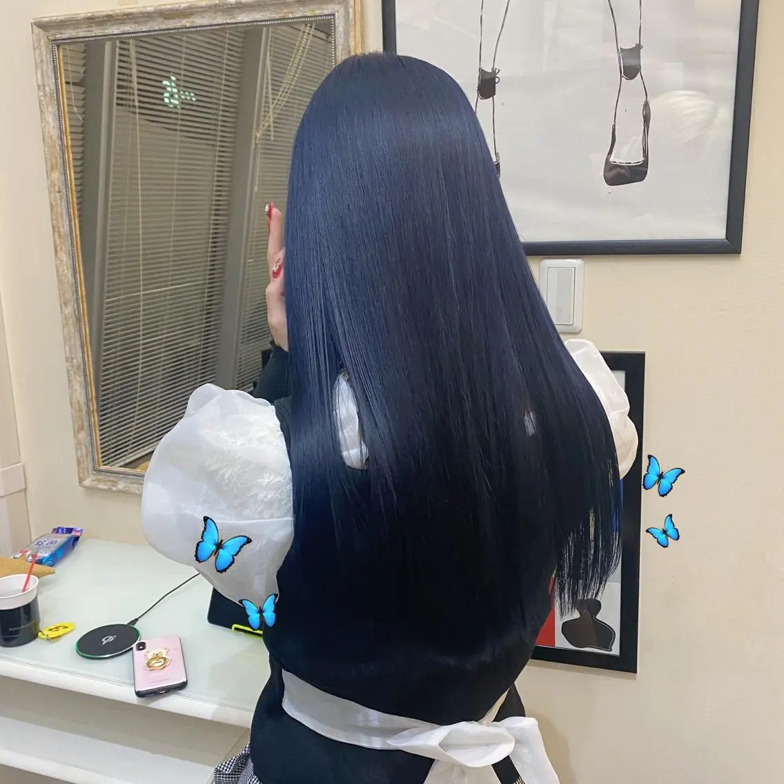 ロング カラー 色落ちまで可愛い🧚 心斎橋hikaruのヘアスタイル