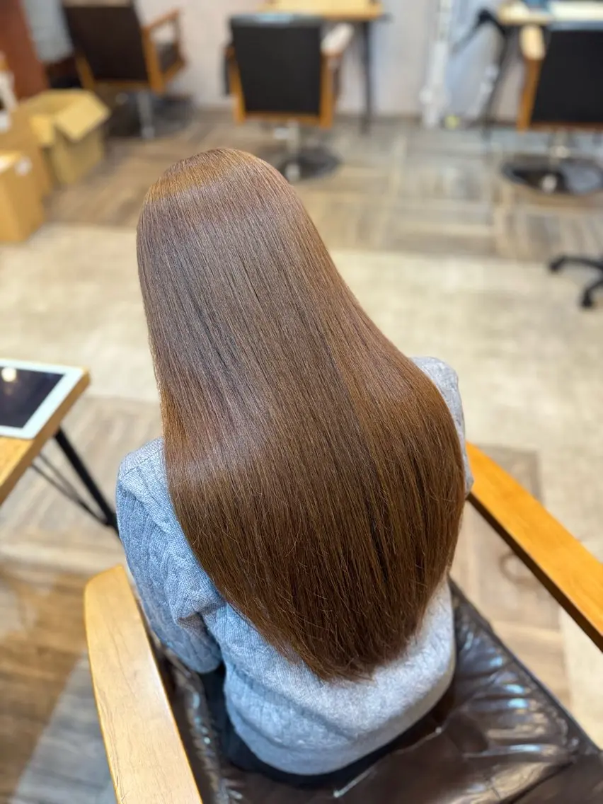 ロング カット 縮毛矯正 トリートメント パーマ/縮毛矯正🍀 鎌田 和希のヘアスタイル