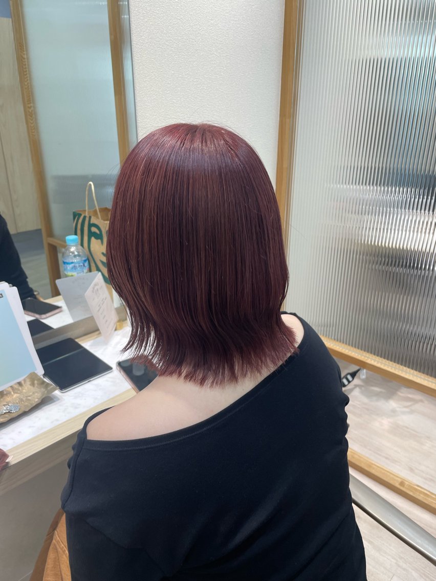 ミディアム カラー tocca千葉 ANNEX/せりなのヘアスタイル