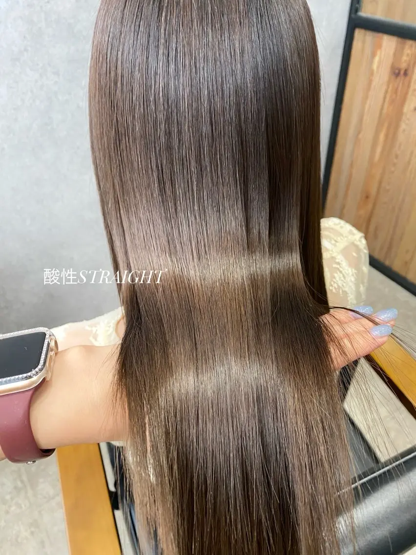 🎀カット＋酸性ストレート(縮毛矯正)+トリートメント🎀の写真