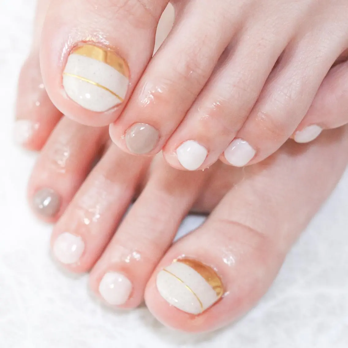 ネイル フットネイル nailsalon Puretéのネイルデザイン